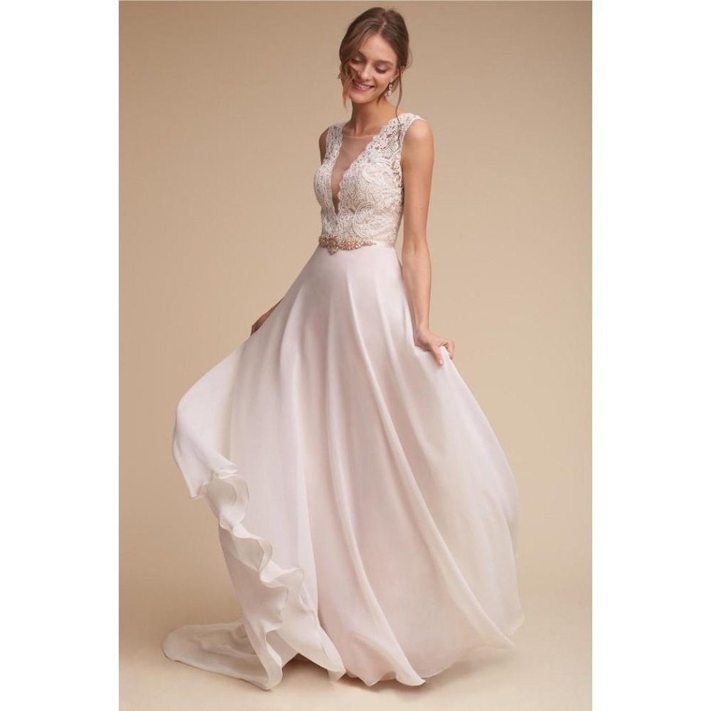 BHLDN Willowby Taryn Wedding Gown Size 6 NWT